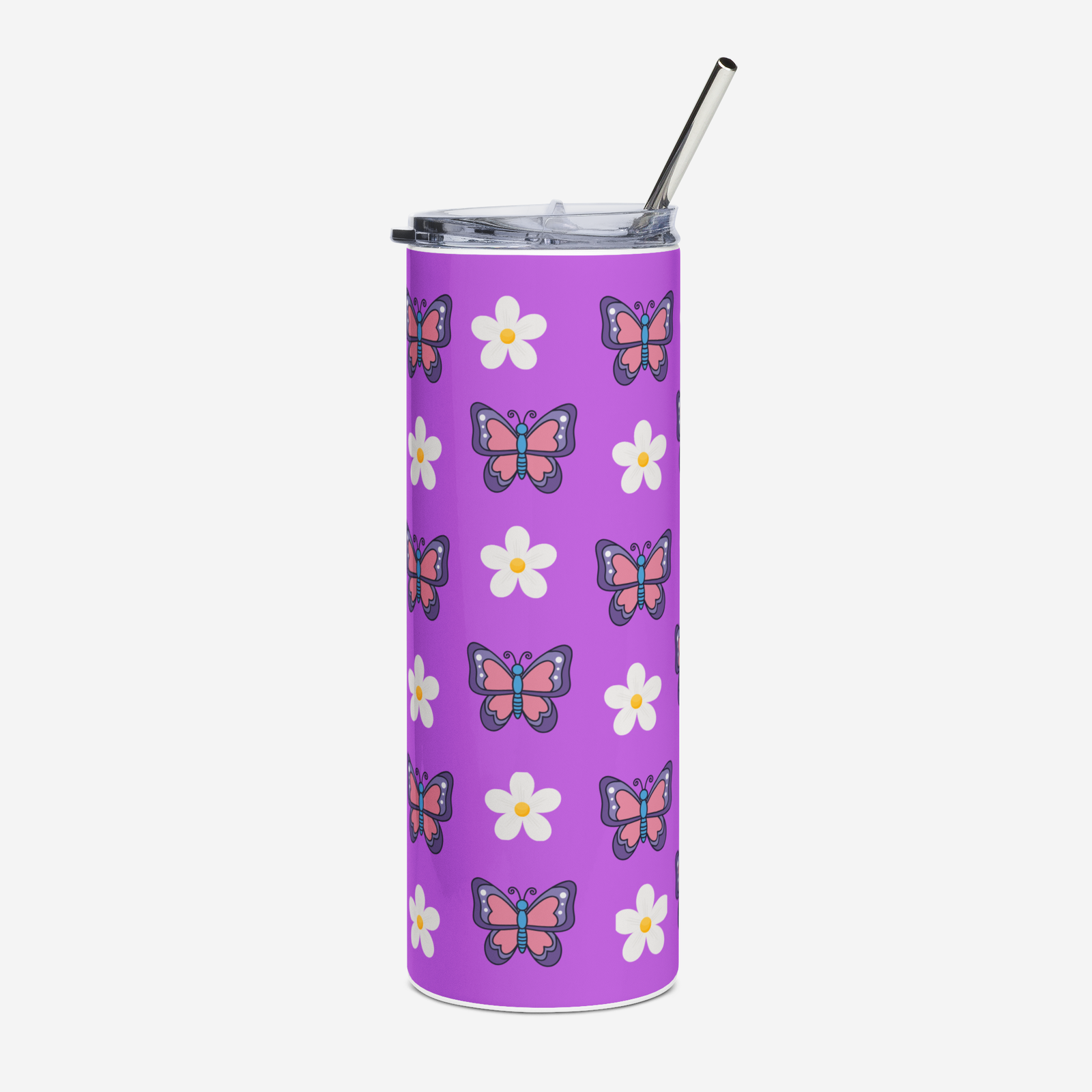 Butterfly Pattern - Tumbler Bottle 20 Oz